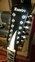 ~1999 Maestro Semi-hollow Electric 12 String Black