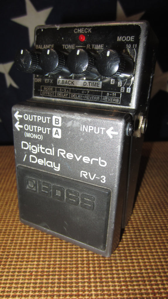 2001 BOSS RV-3 Reverb Delay Grey – Rivington Guitars