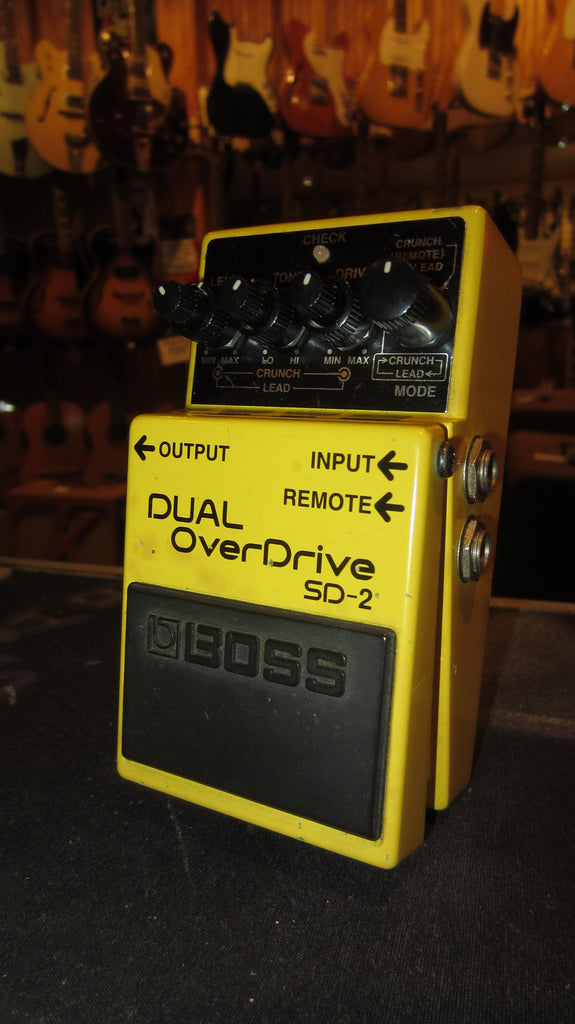 2015 BOSS Dual Overdrive SD-2 Yellow – Rivington Guitars