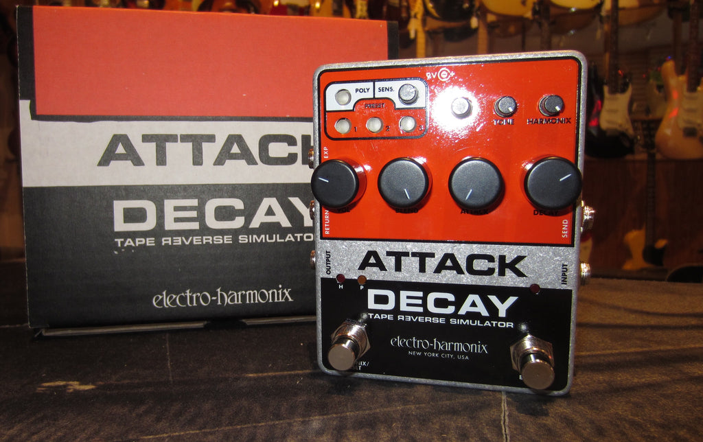 Electro-Harmonix Attack Decay Tape Reverse Simulator – Rivington Guitars