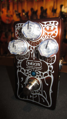 2019 MXR Brown Acid Fuzz Pedal Brown w/ Graphics by Alan Forbes