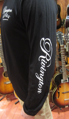 2023 Rivington Guitars 25th Anniversary Long Sleeve T-Shirt Black