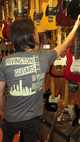 Rivington Guitars Limited Edition NYC T-Shirt (Grey)