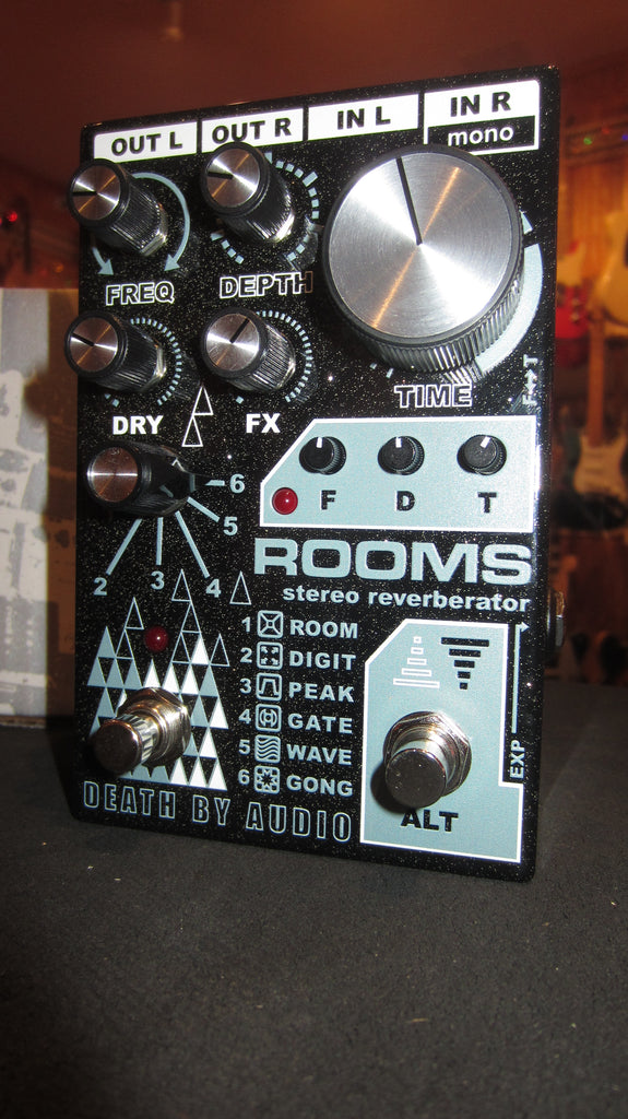 Death By Audio ROOMS Multi-function Stereo Reverb Pedal