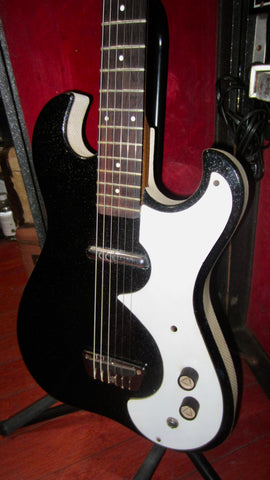 ~1964 Silvertone 1448 Amp in Case Black Faux Sparkle