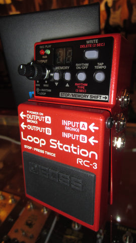 Boss RC-3 Loop Station Red