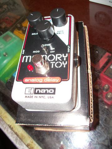 Electro-Harmonix Memory Toy Analog Delay Black and Red and Chrome