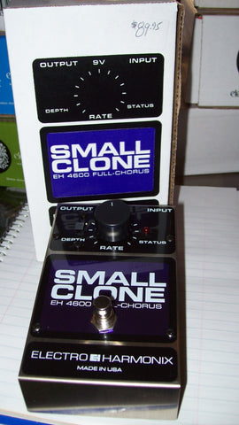 Electro-Harmonix Small Clone Purple and silver