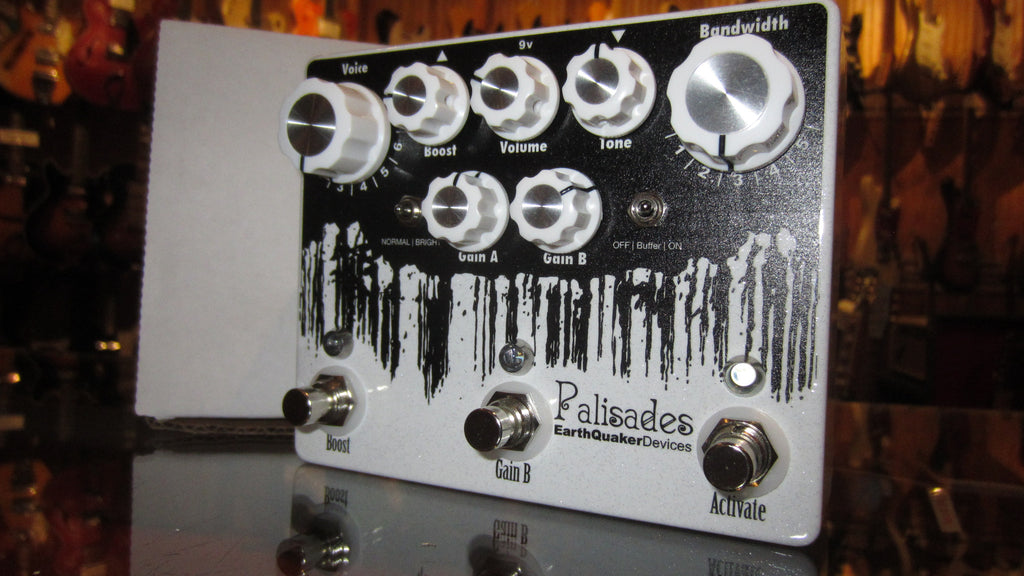 EarthQuaker Devices Palisades Overdrive White and Black